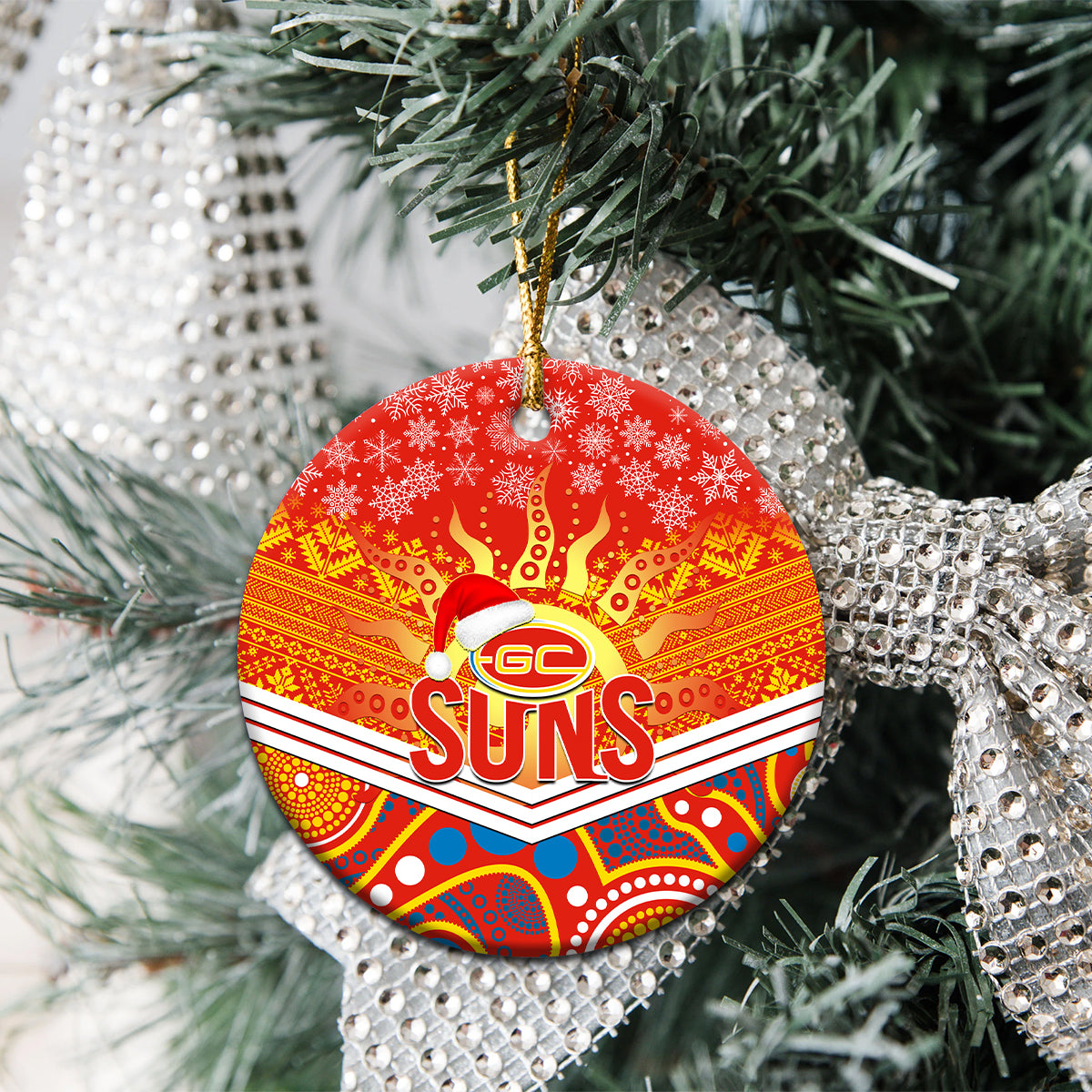 suns-football-christmas-ceramic-ornament-merry-xmas-2023-mix-aboriginal-art