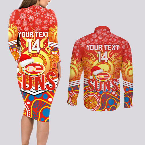 custom-suns-football-christmas-couples-matching-long-sleeve-bodycon-dress-and-long-sleeve-button-shirt-merry-xmas-2023-mix-aboriginal-art