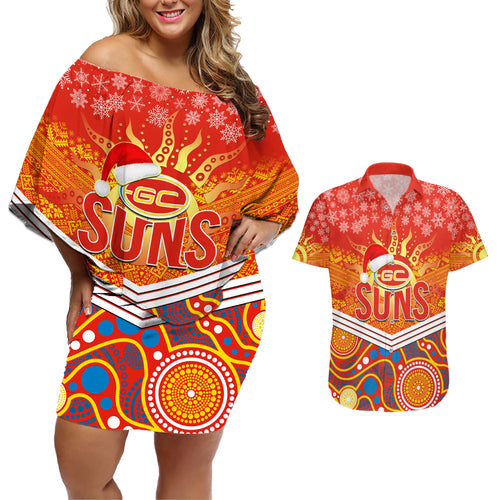 custom-suns-football-christmas-couples-matching-off-shoulder-short-dress-and-hawaiian-shirt-merry-xmas-2023-mix-aboriginal-art