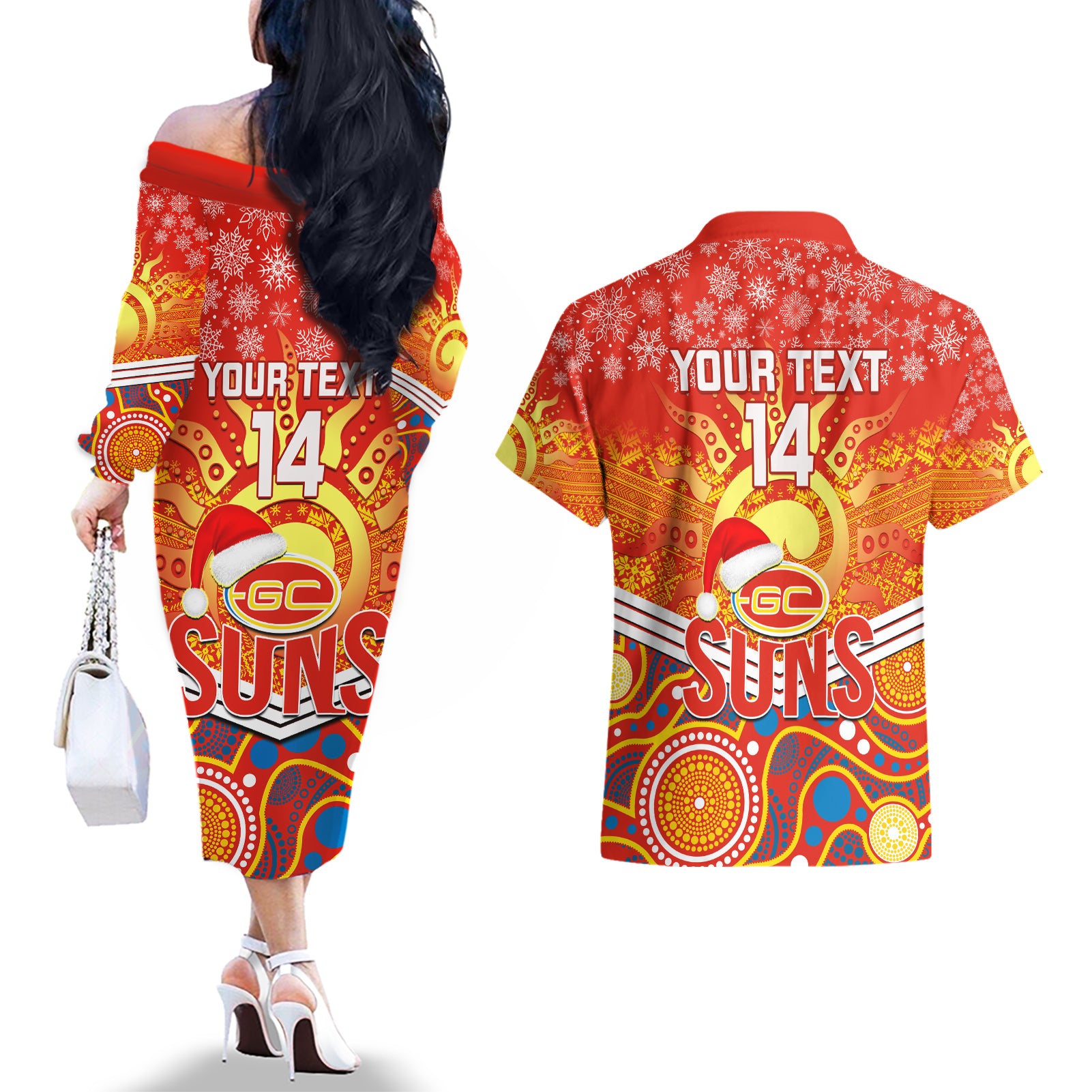 custom-suns-football-christmas-couples-matching-off-the-shoulder-long-sleeve-dress-and-hawaiian-shirt-merry-xmas-2023-mix-aboriginal-art