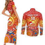 custom-suns-football-christmas-couples-matching-short-sleeve-bodycon-dress-and-long-sleeve-button-shirt-merry-xmas-2023-mix-aboriginal-art