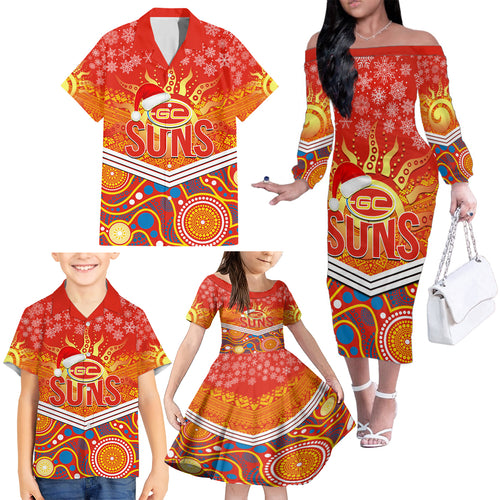 custom-suns-football-christmas-family-matching-off-shoulder-long-sleeve-dress-and-hawaiian-shirt-merry-xmas-2023-mix-aboriginal-art