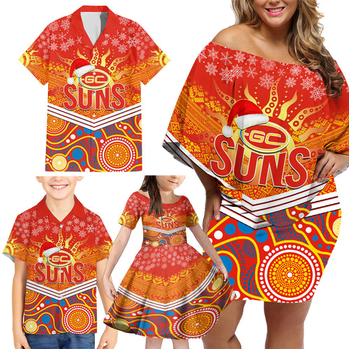 custom-suns-football-christmas-family-matching-off-shoulder-short-dress-and-hawaiian-shirt-merry-xmas-2023-mix-aboriginal-art