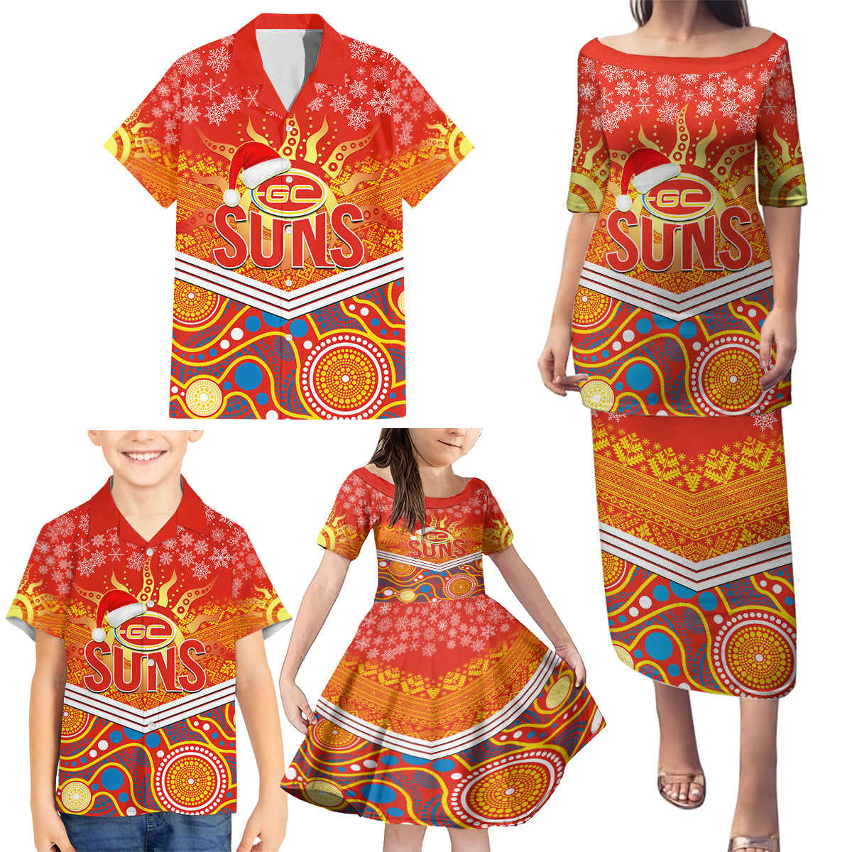 custom-suns-football-christmas-family-matching-puletasi-dress-and-hawaiian-shirt-merry-xmas-2023-mix-aboriginal-art