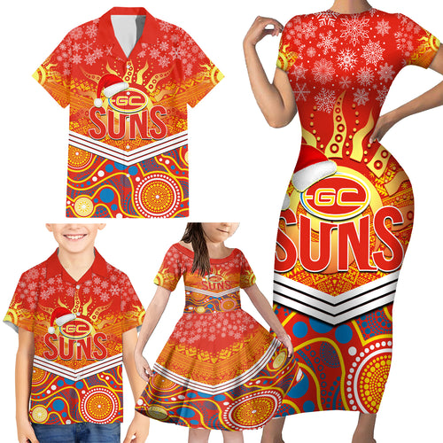 custom-suns-football-christmas-family-matching-short-sleeve-bodycon-dress-and-hawaiian-shirt-merry-xmas-2023-mix-aboriginal-art