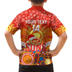 custom-suns-football-christmas-family-matching-short-sleeve-bodycon-dress-and-hawaiian-shirt-merry-xmas-2023-mix-aboriginal-art