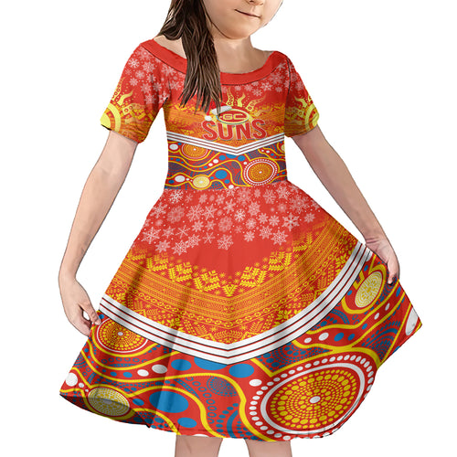 custom-suns-football-christmas-family-matching-short-sleeve-bodycon-dress-and-hawaiian-shirt-merry-xmas-2023-mix-aboriginal-art