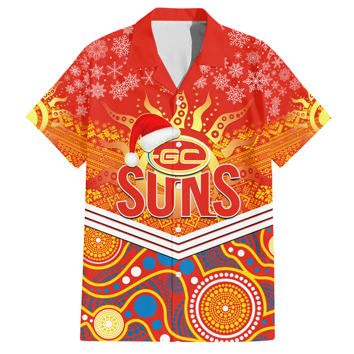 custom-suns-football-christmas-hawaiian-shirt-merry-xmas-2023-mix-aboriginal-art