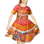 custom-suns-football-christmas-kid-short-sleeve-dress-merry-xmas-2023-mix-aboriginal-art