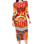 custom-suns-football-christmas-long-sleeve-bodycon-dress-merry-xmas-2023-mix-aboriginal-art