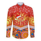 custom-suns-football-christmas-long-sleeve-button-shirt-merry-xmas-2023-mix-aboriginal-art