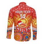 custom-suns-football-christmas-long-sleeve-button-shirt-merry-xmas-2023-mix-aboriginal-art