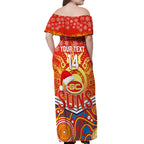custom-suns-football-christmas-off-shoulder-maxi-dress-merry-xmas-2023-mix-aboriginal-art
