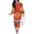 custom-suns-football-christmas-off-the-shoulder-long-sleeve-dress-merry-xmas-2023-mix-aboriginal-art