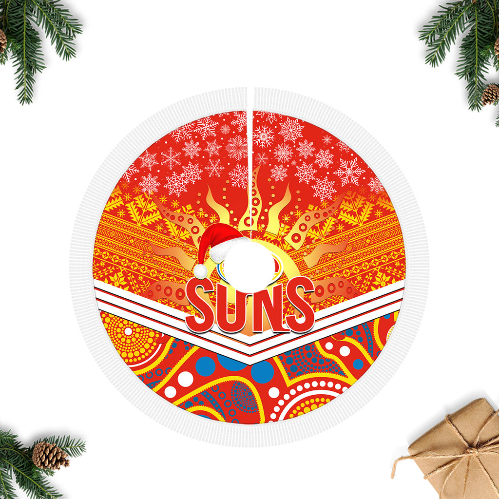 suns-football-christmas-tree-skirt-merry-xmas-2023-mix-aboriginal-art