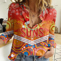custom-suns-football-christmas-women-casual-shirt-merry-xmas-2023-mix-aboriginal-art
