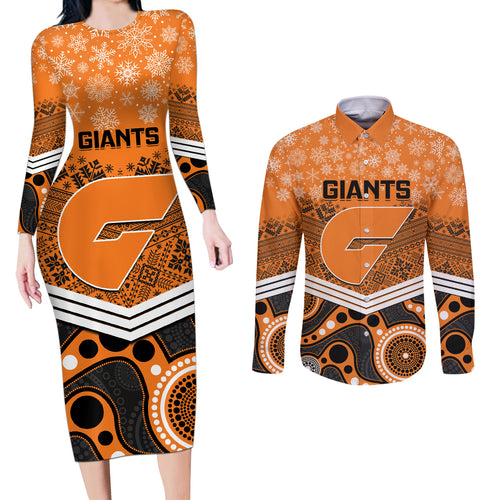 custom-giants-football-christmas-couples-matching-long-sleeve-bodycon-dress-and-long-sleeve-button-shirt-merry-xmas-2023-mix-aboriginal-art