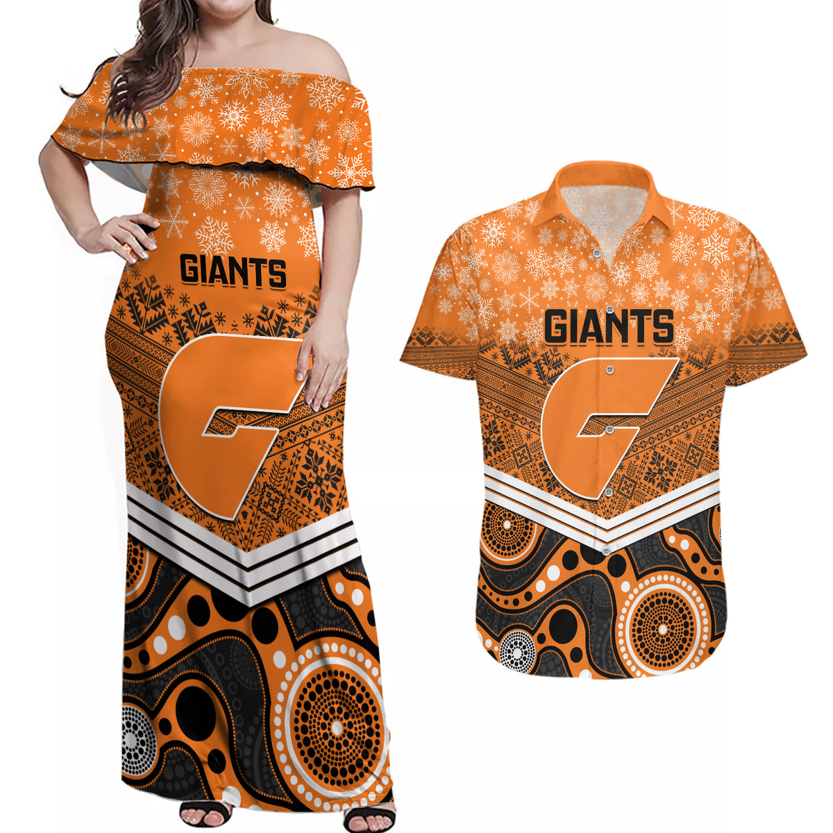 custom-giants-football-christmas-couples-matching-off-shoulder-maxi-dress-and-hawaiian-shirt-merry-xmas-2023-mix-aboriginal-art