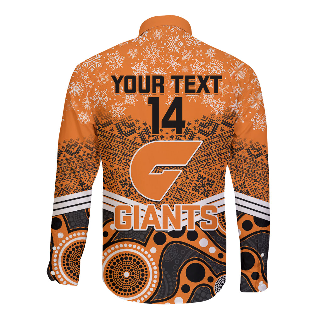 custom-giants-football-christmas-long-sleeve-button-shirt-merry-xmas-2023-mix-aboriginal-art