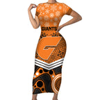 custom-giants-football-christmas-short-sleeve-bodycon-dress-merry-xmas-2023-mix-aboriginal-art