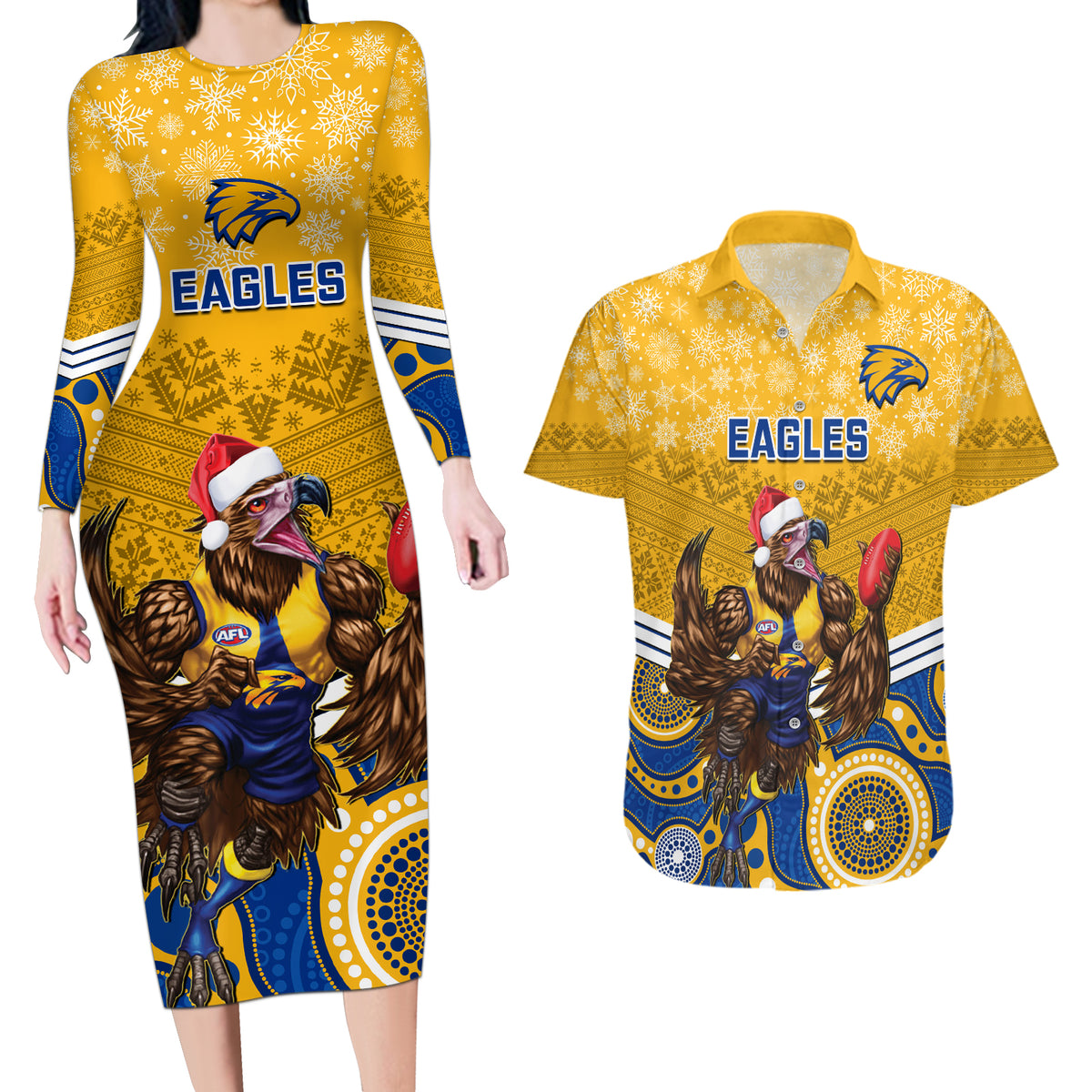 custom-eagles-football-christmas-couples-matching-long-sleeve-bodycon-dress-and-hawaiian-shirt-merry-xmas-2023-mix-aboriginal-art