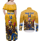 custom-eagles-football-christmas-couples-matching-off-shoulder-maxi-dress-and-long-sleeve-button-shirt-merry-xmas-2023-mix-aboriginal-art