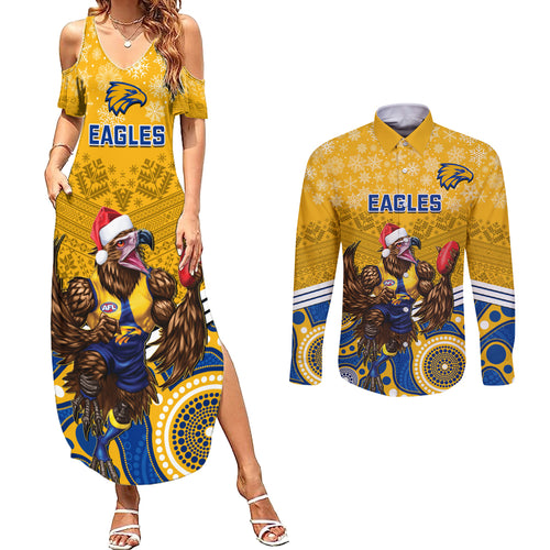 custom-eagles-football-christmas-couples-matching-summer-maxi-dress-and-long-sleeve-button-shirt-merry-xmas-2023-mix-aboriginal-art