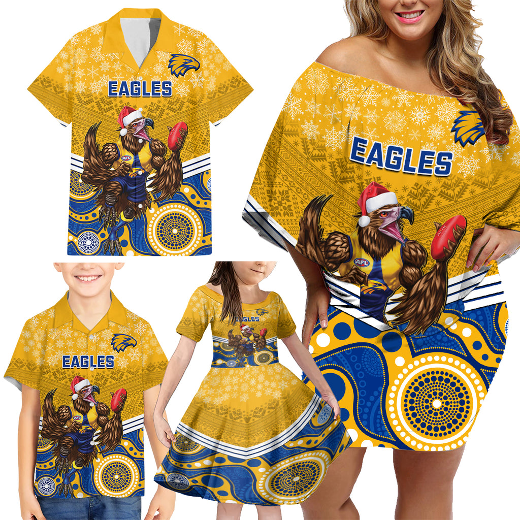 custom-eagles-football-christmas-family-matching-off-shoulder-short-dress-and-hawaiian-shirt-merry-xmas-2023-mix-aboriginal-art