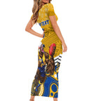 custom-eagles-football-christmas-family-matching-short-sleeve-bodycon-dress-and-hawaiian-shirt-merry-xmas-2023-mix-aboriginal-art