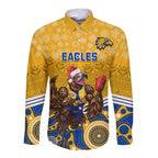 custom-eagles-football-christmas-long-sleeve-button-shirt-merry-xmas-2023-mix-aboriginal-art