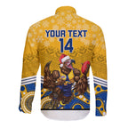 custom-eagles-football-christmas-long-sleeve-button-shirt-merry-xmas-2023-mix-aboriginal-art