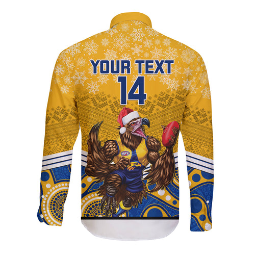 custom-eagles-football-christmas-long-sleeve-button-shirt-merry-xmas-2023-mix-aboriginal-art