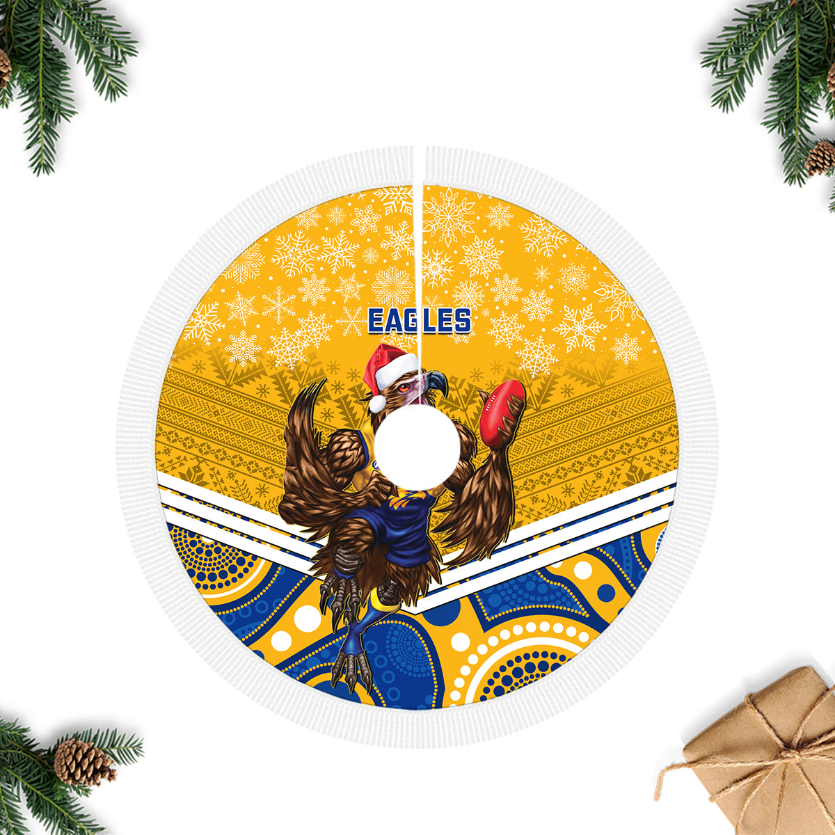 eagles-football-christmas-tree-skirt-merry-xmas-2023-mix-aboriginal-art