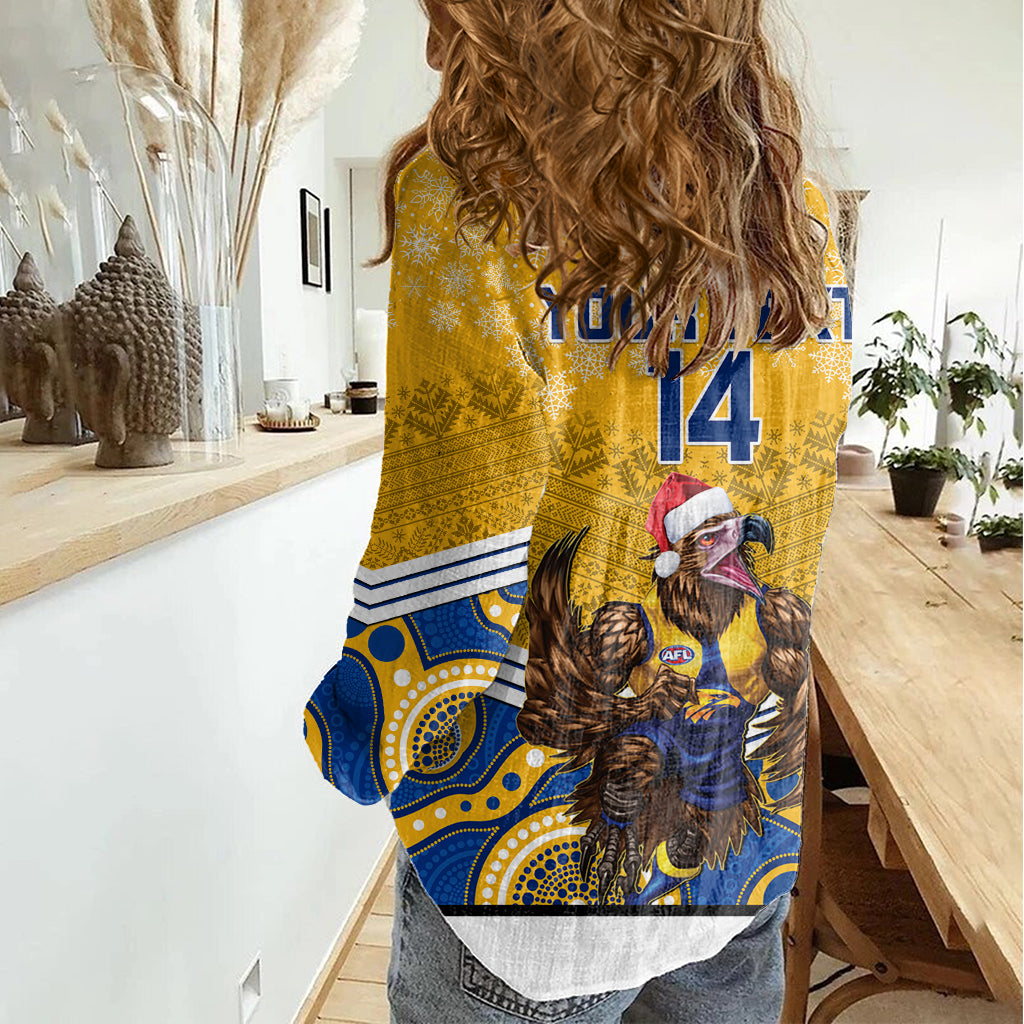 custom-eagles-football-christmas-women-casual-shirt-merry-xmas-2023-mix-aboriginal-art