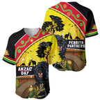 Panthers ANZAC Day Baseball Jersey Pennies Mascot Rosemary Starring Night Style