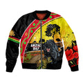 Panthers ANZAC Day Bomber Jacket Pennies Mascot Rosemary Starring Night Style