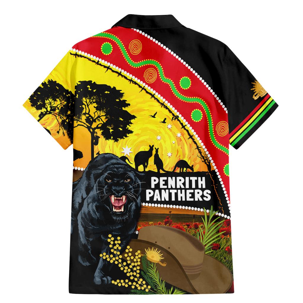 Panthers ANZAC Day Family Matching Mermaid Dress and Hawaiian Shirt Pennies Mascot Rosemary Starring Night Style