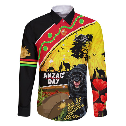 Panthers ANZAC Day Family Matching Mermaid Dress and Hawaiian Shirt Pennies Mascot Rosemary Starring Night Style