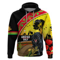 Panthers ANZAC Day Hoodie Pennies Mascot Rosemary Starring Night Style
