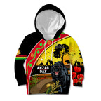 Panthers ANZAC Day Kid Hoodie Pennies Mascot Rosemary Starring Night Style