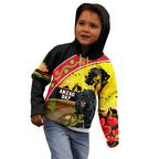 Panthers ANZAC Day Kid Hoodie Pennies Mascot Rosemary Starring Night Style