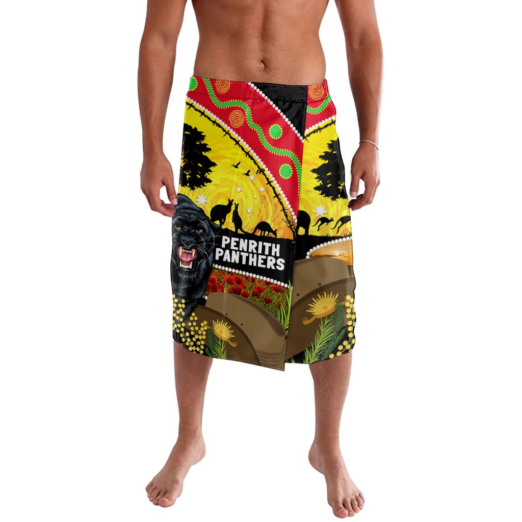 Panthers ANZAC Day Lavalava Pennies Mascot Rosemary Starring Night Style