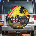 Panthers ANZAC Day Spare Tire Cover Pennies Mascot Rosemary Starring Night Style