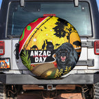 Panthers ANZAC Day Spare Tire Cover Pennies Mascot Rosemary Starring Night Style