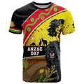 Panthers ANZAC Day T Shirt Pennies Mascot Rosemary Starring Night Style