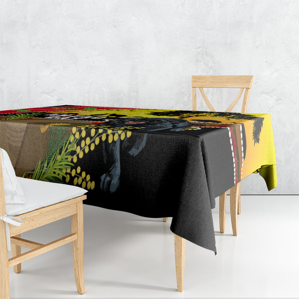 Panthers ANZAC Day Tablecloth Pennies Mascot Rosemary Starring Night Style
