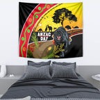 Panthers ANZAC Day Tapestry Pennies Mascot Rosemary Starring Night Style