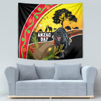 Panthers ANZAC Day Tapestry Pennies Mascot Rosemary Starring Night Style