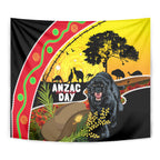 Panthers ANZAC Day Tapestry Pennies Mascot Rosemary Starring Night Style