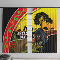 Panthers ANZAC Day Window Curtain Pennies Mascot Rosemary Starring Night Style